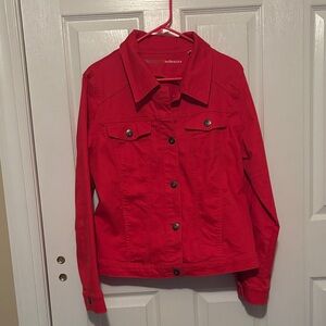 Wrangler Women's Vibrant Red Jean Jacket